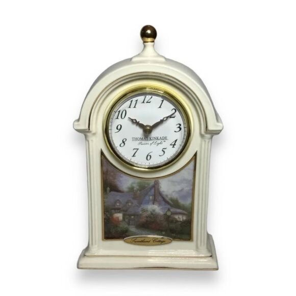 Avon - Vintage Thomas Kinkade Sweetheart Cottage Clock (battery operated) - Picture 1 of 10